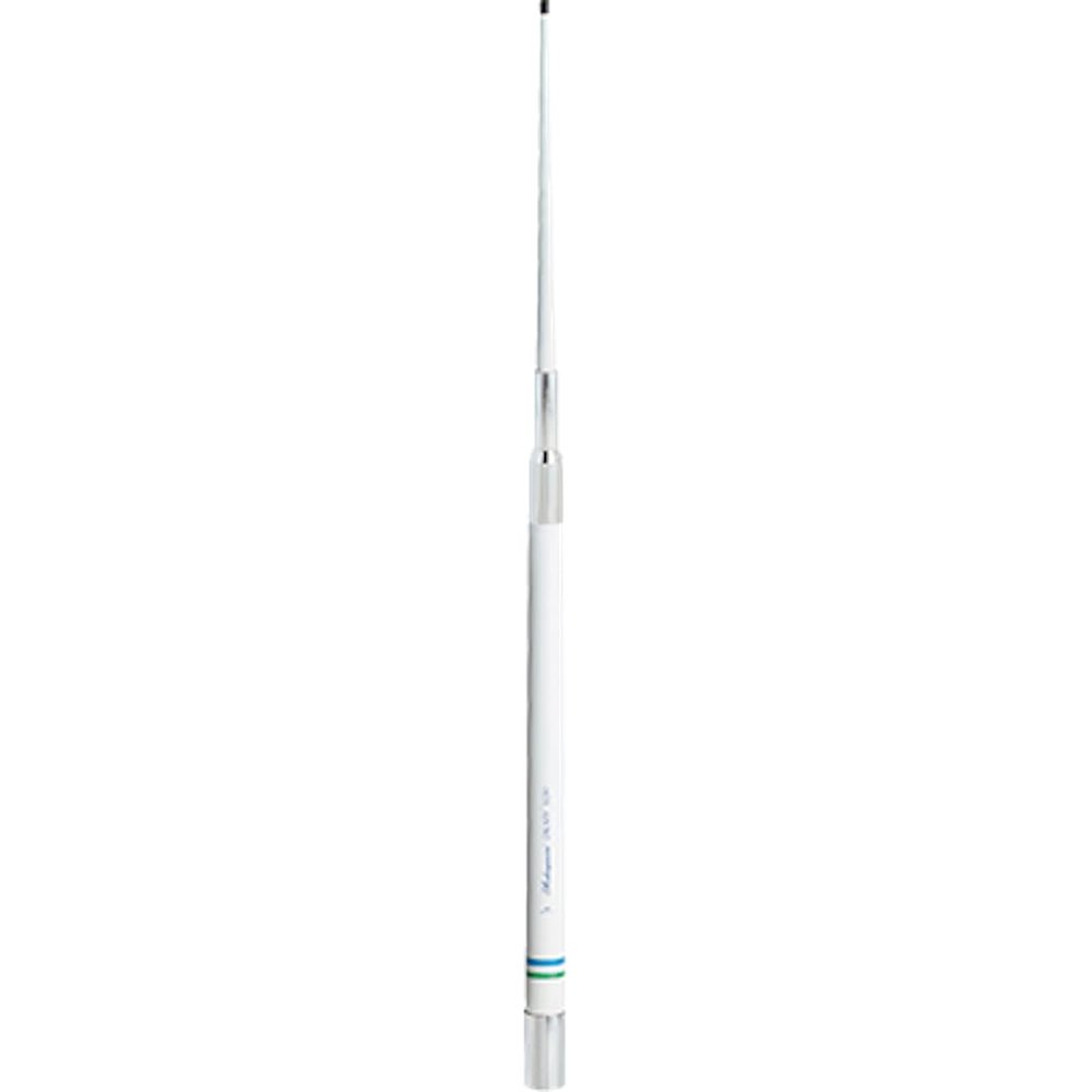 Galaxy VHF Marine Radio Antenna | 14 ft 8dB Gain | White Surface Mount | Includes 20 ft RG-8X Coax Cable