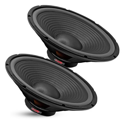 5 CORE 15 Inch Subwoofer Pair 450W Max PA DJ Audio Sub Woofer Speaker 8 Ohm Deep Bass Replacement Component Subwoofers for Pro Audio Use - WF 15 140 8