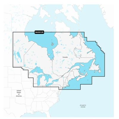 Marine Cartography Navionics | SD/MicroSD Card with 1-Year Subscription | Canada, East and Great Lakes Coverage | Auto Guidance 3D View