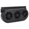 Car Exhaust Fan USB Powered 3 Fans Quick Cooling Odor Removal Universal Car Window Vent Fan Sturdy ABS Plastic Construction for Cars SUVs Trucks view 2