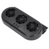 Car Exhaust Fan USB Powered 3 Fans Quick Cooling Odor Removal Universal Car Window Vent Fan Sturdy ABS Plastic Construction for Cars SUVs Trucks view 3