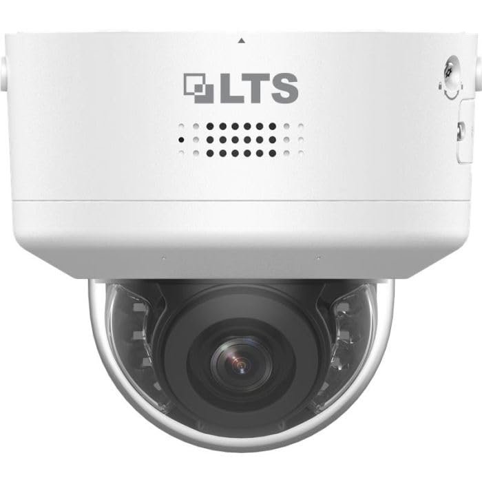 CMIP7C43WI-SDLQ 4MP Color24/7 Motorized Vari-Focal InstaDome Network Camera with 2.812mm PTRZ Lens, 120 dB True WDR, Motion 2.0, Active Deterrence, Dual Mic Audio