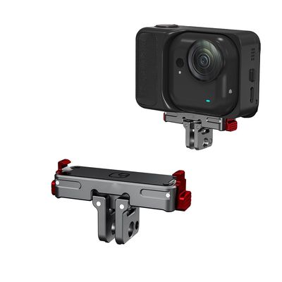 Aluminum Alloy Folding Adapter Mount Suitable for Insta 360 GO Ultra Camera Lightweight Magnetic Quick-Release Base