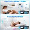 Portable CD PlayerCD Player with Speaker Remote ControlSupport FM RadioBlack view 4
