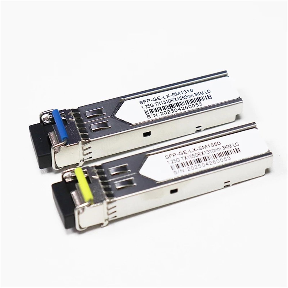 SFP Transceiver SFP Module 1.25G LC 1310nm/1550nm 3km Fiber Switch Compatible Module with Switch Optical Module(2Pcs-1310nm 1550nm)