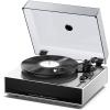 1 by ONE Record Player with Built-in Speakers, Stainless Steel Casing Turntable with DSP, AT-3600L Cartridge, Adjustable Counterweight, 33/45 RPM Vinyl Support, Phono/Line Output view 1