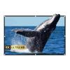 100/120/150/200/300 Inch Portable Outdoor Projector Screen, 16:9 Foldable Anti-Wrinkle Projector Movie Screen for Backyard Movie Night(92 inch 16: 9) view 1