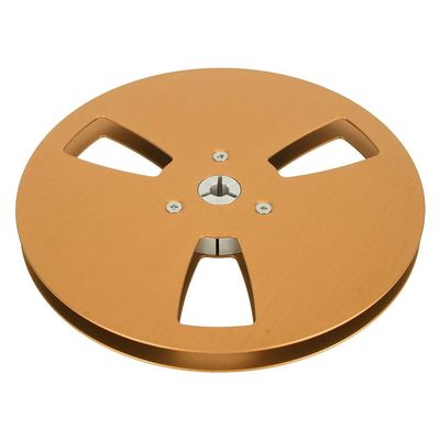 1/4 7 Inch 3 Holes Blank Tape Reel Aluminum Alloy Recording Takeup Reel Universal for TEAC Reels to Reels Tape Player
