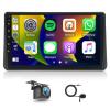 9" Car Stereo for Mazda 2 Demio 2014 2015 2016 2017 2018 2019 2020 2021 2022 2023, Double Din for Mazda 2 Demio with CarPlay Android Auto, GPS WiFi Bluetooth FM/RDS SWC AHD Backup Camera view 1