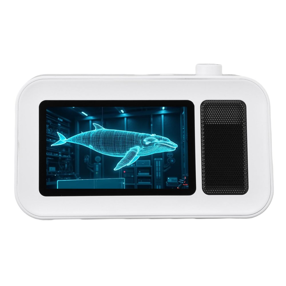 Sanpyl 3D Holographic Player Bluetooth Sppeaker for Advertising, Wireless Music Player, for Bedroom, Desk, Home Decor