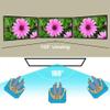 60-200 Inch Outdoor Projector Screen, 16:9 4K HD Foldable Anti-Wrinkle Black Backing Movie Screen for Movie Night Travel Camping(200 inch 16: 9) view 4