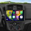 10.1'' Car Radio for Nissan Versa Sedan 2015 2016 2017 2018 2019 with Wireless CarPlay Android Auto MirrorLink, Touchscreen Double Din for Versa Sedan Bluetooth GPS Navigation FM Rear View Camera view 1