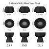 3 Pairs Replacement Ear Tips for Airpods Pro 2nd and Airpods Pro Generation with Portable Storage Box, Noise Reduction Hole & Built-in Dust Guard Screen, Silicone Ear Tips for Airpods Pro(Black, M) view 3