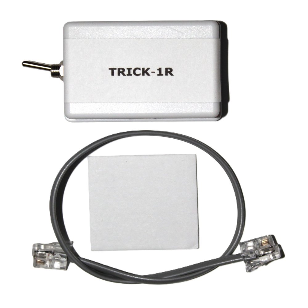 TRICK-1R Landline Telephone Cord On/Off Switch for All Regular Telephones But is Not Compatible with Cordless AT&T or Panasonic Phones and Brother Faxes
