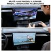 cybtkcar for Tesla Screen Swivel Mount Model Y Juniper Model 3 Highland 2025 2026 Center Console Screen Rotating Swivel Bracket Holder Model Y Refresh Accessories 2 Way Rotation Adjustment Black view 4