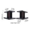 Audio Stand Sound Rack Wooden Rack Floor Small Bookshelf Speaker Rack Multimedia Rack Suitable for Surround Sound and Bookshelf Speakers Speaker Wall mounts(A,15) view 2