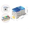FABULETTA Power Junction Box Distribution Terminal Block Connector 80A-500A DIN Rail Blue Single Pole Splitter Box Terminal Rail(250A) view 2