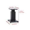Audio Stand Audio Stand Lift Surround Speaker Stand Media Equipment Stage Floor Stand Speaker Stand Wooden Stand Speaker Wall mounts(A) view 2
