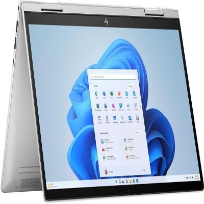 HP Envy x360 2-in-1 Laptop 14" FHD 1920x1080 IPS Touchscreen Intel 10-Core 7 150U 16GB DDR4 512GB SSD Intel Graphics Wi-Fi 6E Backlit Keyboard Fingerprint 5MP IR Camera Win10 Home w/ONT 32GB USB