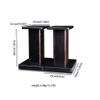 Audio Stand Audio Rack Audio Surround Rack Vertical Media Rack Home Living Room Theater Stage Audio Rack Speaker Rack 2 Packs Speaker Wall mounts(B,30) view 2