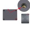 Audio Stand Audio Rack Audio Surround Rack Vertical Media Rack Home Living Room Theater Stage Audio Rack Speaker Rack 2 Packs Speaker Wall mounts(B,30) view 4