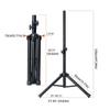 Audio Stand Audio Stand Speaker Tripod Media Equipment Stand Floor Stand Audio Stand Speaker Stand Height Adjustable Speaker Wall mounts(B) view 2