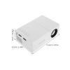 Angoily Portable Travel Mini Projector: Small Pocket LED Projectors for Home Theater Travel Bedroom Garden Backyard Movie Videos Supplies view 2