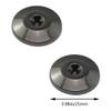 BLLNDX 4PCS 24K Nickel Plated Speaker Spike Pads 5x25mm Isolation Mounting Conical Base Shock Absorbing Copper Feet for Turntables Subwoofers CD-DVD Players Black view 4