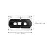 DOITOOL 5pcs Blank Audio Cassette Tapes: 45-Minute Blank Cassette Tapes with Clear Plastic Case for DIY Retro Party Messages Teaching and Voice Recording view 2