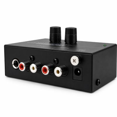 Rodyweil Phono Preamp for MM Moving Magnet Cartridge Turntable with RCA and TRS Line Output
