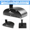BLUEWING Auto Antenna Mount Cobia 58 with Button Adjustment 6061 Aluminum Alloy Antenna Mount Base for Fishing Boat, Black view 2
