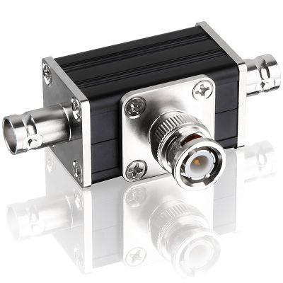 2 Way CB/HAM Antenna Coax Switch - 1 Input & 2 Outputs, 100W 0-30MHz Aluminum Alloy BNC Coaxial Antenna Switches for Ham Radio