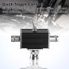 2 Way CB/HAM Antenna Coax Switch - 1 Input & 2 Outputs, 100W 0-30MHz Aluminum Alloy BNC Coaxial Antenna Switches for Ham Radio view 4