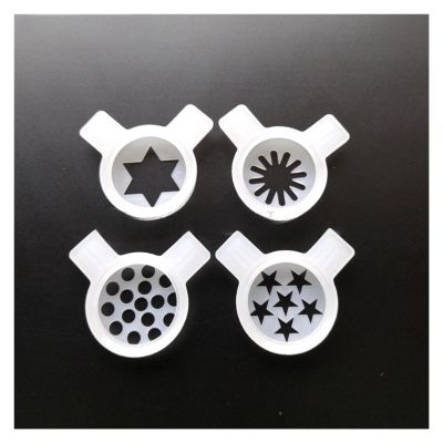 4 Pieces 26mm Modelling Caps Shapes Lids FittingsCompatible for Taylor Soft Serve Ice Cream Machines Spare Parts