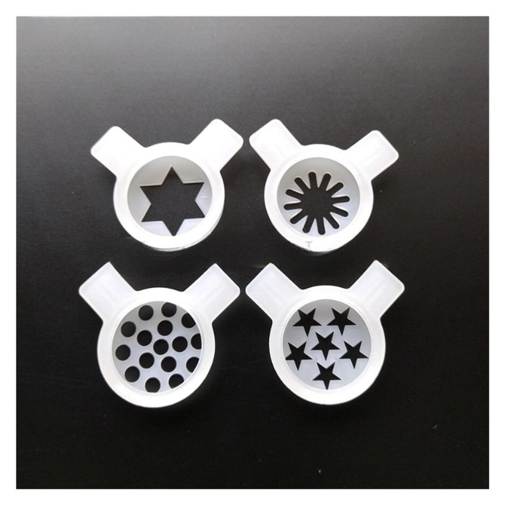 4 Pieces 26mm Modelling Caps Shapes Lids FittingsCompatible for Taylor Soft Serve Ice Cream Machines Spare Parts