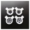 4 Pieces 26mm Modelling Caps Shapes Lids FittingsCompatible for Taylor Soft Serve Ice Cream Machines Spare Parts view 1