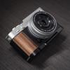 Wood Wooden Aluminum Alloy L Hand Grip Base Plate for Fuji Film XE5 Camera (Walnut + Black Base(Weight: 57g)) view 2
