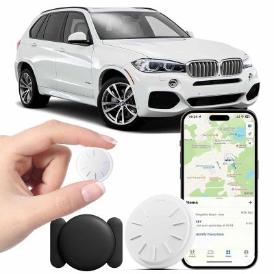 Tracker Device for Vehicles,1PCS Mini Hidden Car Tracker with Magnetic Case,No Monthly Fee Real Time GPS Car Tracker Works with Apple Find My (iOS Only),for Car/Person/Pet/Items (1PCS)
