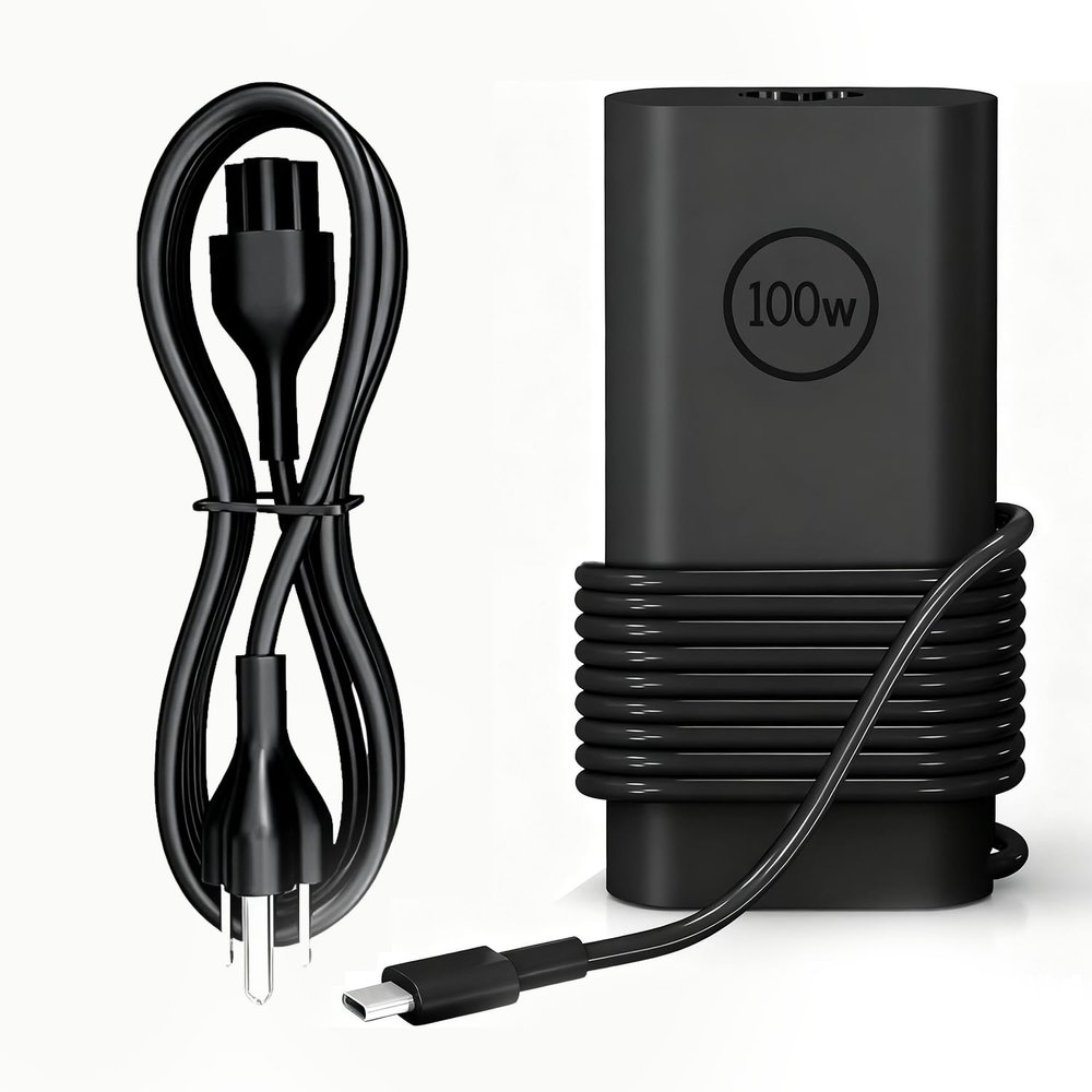 100W USB C Charger Replacement for Dell Latitude 5540 5440 7440 5340 7340 7640 9440 2-in-1, Precision 5480 3580 3480 3581 5680,14 16 5000 7000 5430 7430 7440 5630 Laptop Power Cord