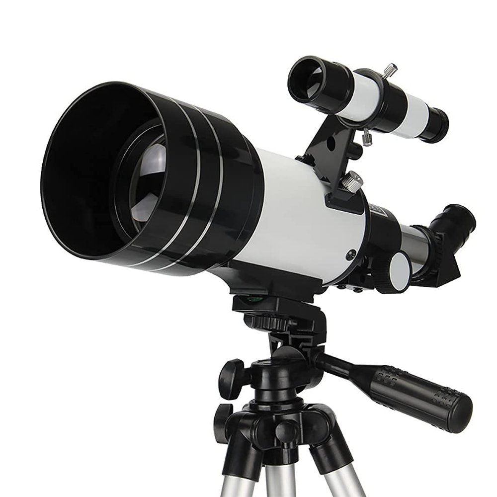 Astronomical Telescope, 300mm Astronomical Refracting Telescope, Portable, Suitable for Children, Beginners and Adults