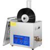 C Ultrasonic Vinyl Record Cleaner - Portable with Timer & Heater, Adjustable Temperature, Stainless Steel, Ideal for Cleaning Jewelry & Watches, High-Efficiency Cleaning Solution view 1