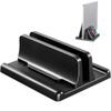 Adjustable Laptop Stand Proable Laptop Stand for Desk, Adjustable Vertical Holder, Space-Saving, Black(Small) view 1
