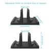 Adjustable Laptop Stand Proable Laptop Stand for Desk, Adjustable Vertical Holder, Space-Saving, Black(Small) view 2