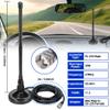 27MHz CB Radio Antenna Magnetic Base Kit with PL259 BNC Connector,9.84ft RG58 Coaxial Cable Compatible with Cobra Uniden Mobile Truck Vehicle Car Handheld Ham CB Radios Scanner Antenna view 2