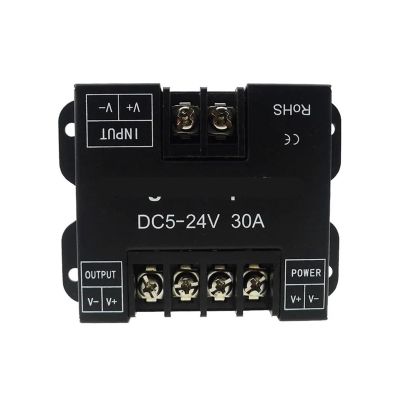 XNCDBVYPA 30A LED Strip Amplifier DC5-24V Single-Channel high-Speed Amplifier Suitable for Single-Color LED Strip Power Relay