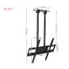JIANSMZ TV Ceiling Mount Adjustable Bracket, Telescoping TV Mount, Fits 60-100 Inch LCD LED 4K TVs, Flat Screen Display, Adjustable Height Telescoping Tilt and Swivel, Up to 150L view 2