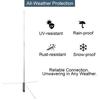 27Mhz CB Radio Antenna (18.5ft) - 150W Heavy Duty Base Station Antenna for 10 & 11 Meters (26-28 MHz) - 3.5 dBi Gain to Enhance Signal Reception and Transmission Range view 4