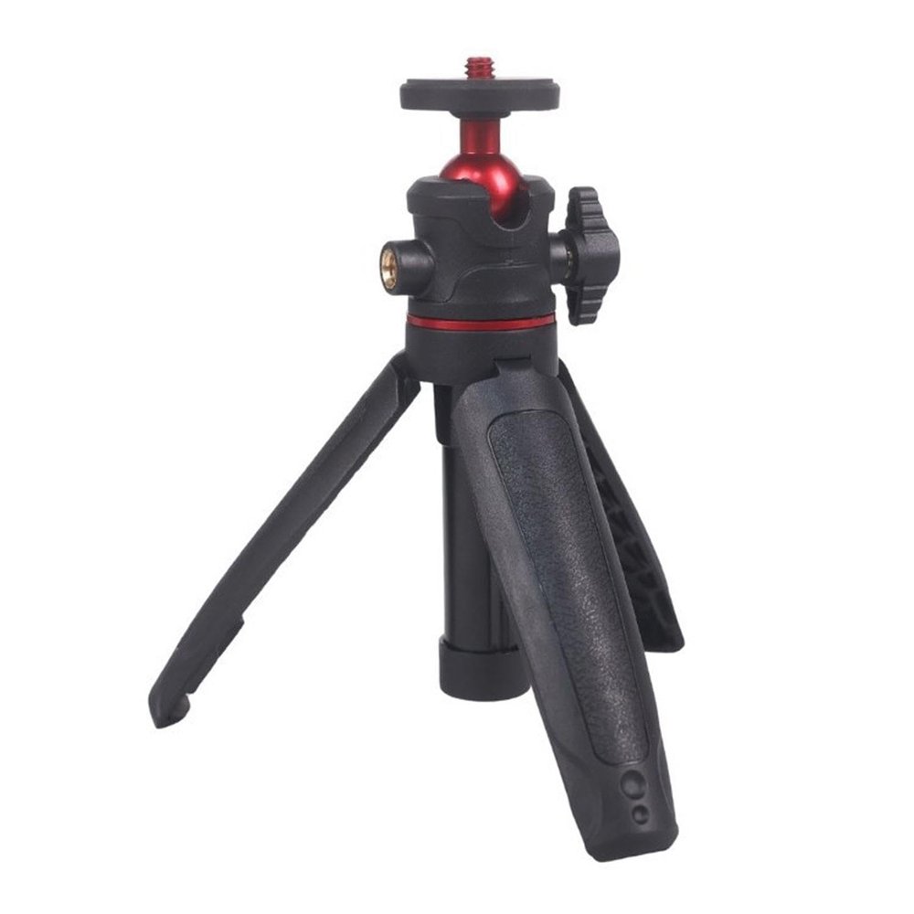 AsrMyjcx Mini Camera Tripod Stand Extendable Non Slip Stable Tabletop Desktop Tripod 1/4" Thread Screw Adjustable for Vlogging Filming
