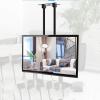 JIANSMZ TV Ceiling Mount Adjustable Bracket, Telescoping TV Mount, Fits 60-100 Inch LCD LED 4K TVs, Flat Screen Display, Adjustable Height Telescoping Tilt and Swivel, Up to 150L view 1