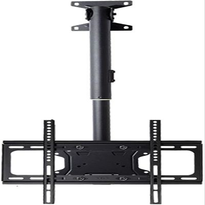 Adjustable Ceiling TV Mounting Bracket - for 26-65 Inch TVs, Full Motion Height Adjustable Swivel Tilt Bracket for LCD TVs and Monitors, Metal Expansion Screw Fixing